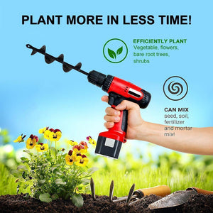 Garden Auger Spiral Drill Bit for Planting
