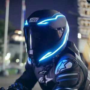 Motorcycle Helmet Safety LED Light